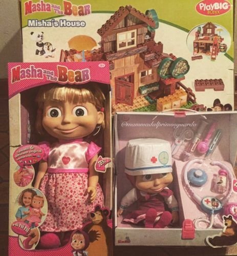 Masha e Orso giocattoli e cibarie e gadget Masha e Orso giocattoli e cibarie e gadget