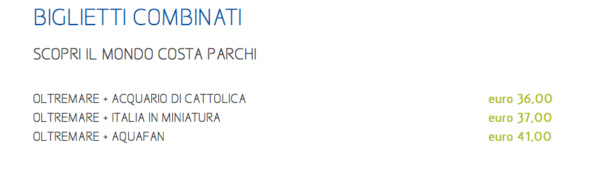 biglietto combinato