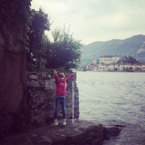 orta san giulio con bambini